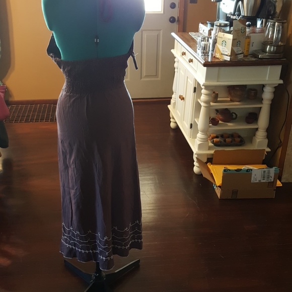 Double decker l/xl halter dress - Picture 3 of 6